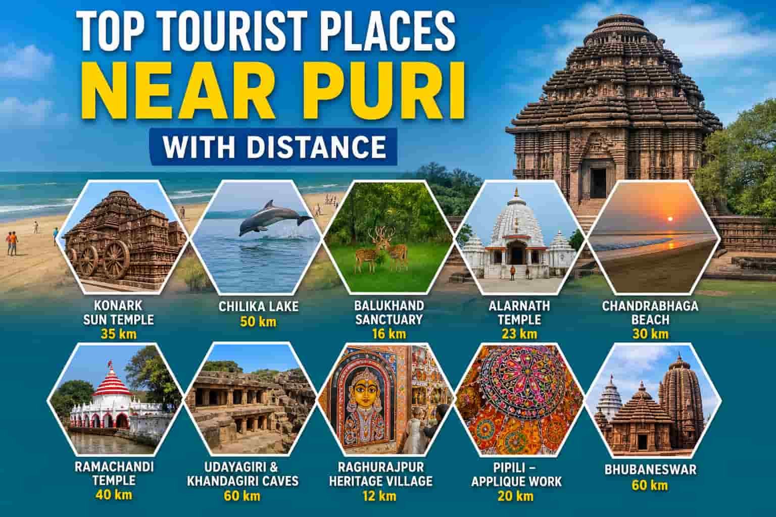 Tourist Places Near Puri
