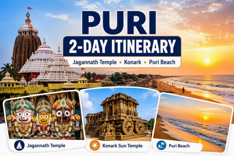 puri 2 day itinerary with jagannath temple